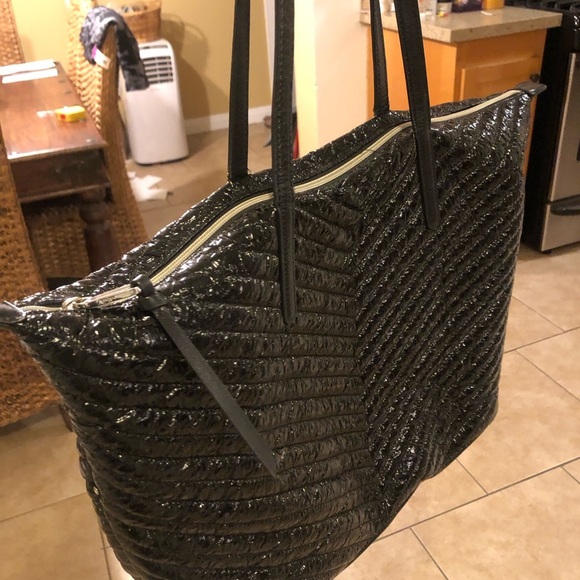 Rebecca Minkoff Stella Quilted Top Zip Large Tote - Black - Picture 16 of 16